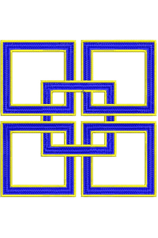 Embroidery design Cross